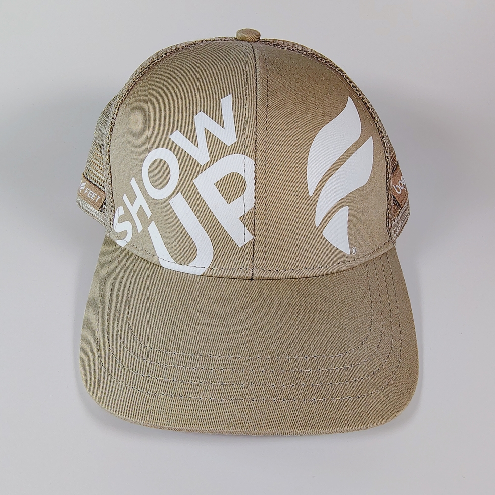 BOCO Gear Fleet Feet Trucker Tan Mesh Cap